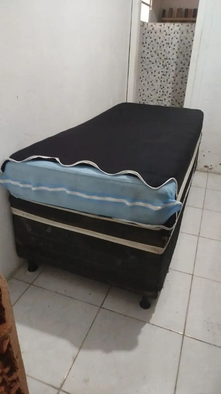 Cama box solteiro , com colchão , entrega grátis - Foto 2