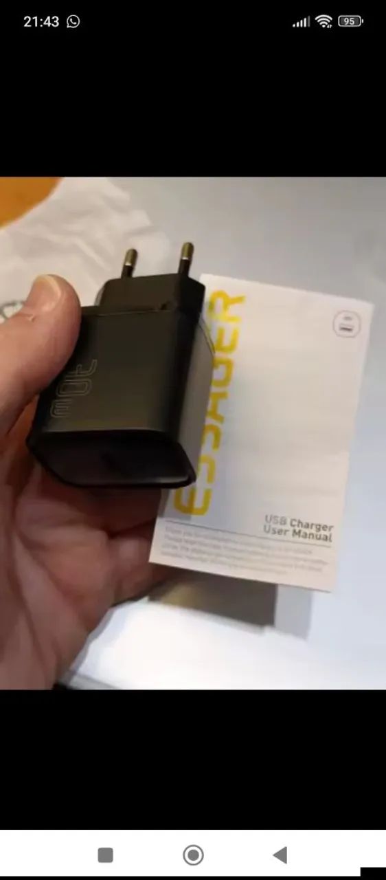 Carregador turbo 30w tipo C essager - Foto 2