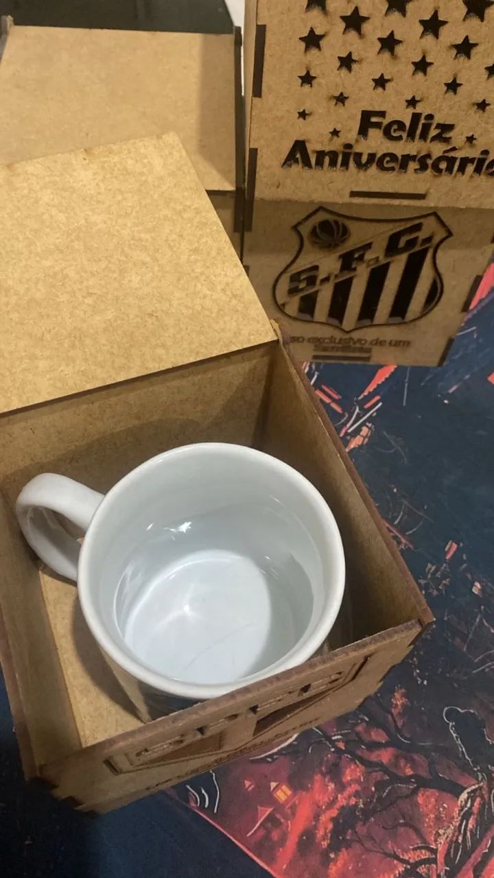 LOTE NOVO DE CAIXAS DE MDF TIME - Foto 4