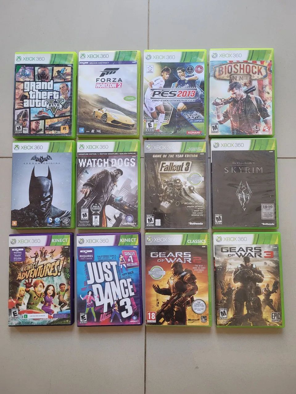 XBOX 360 + 2 CONTROLES E VÁRIOS JOGOS - Foto 2