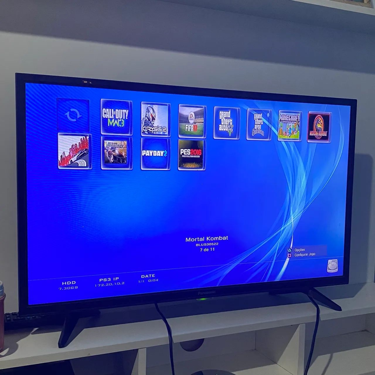 Ps3 com Jogos e Loja + Entrega Grátis  - Foto 4