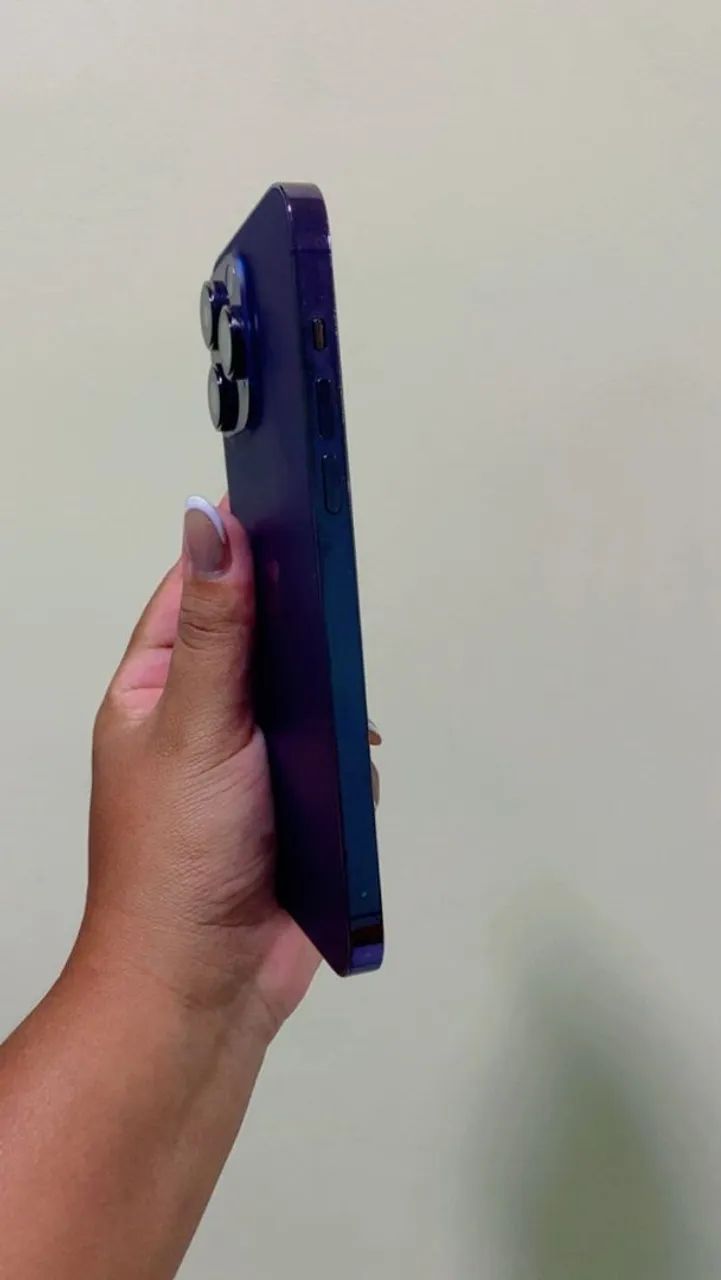 iPhone 14 Pro Max, roxo,128Gb - Foto 4