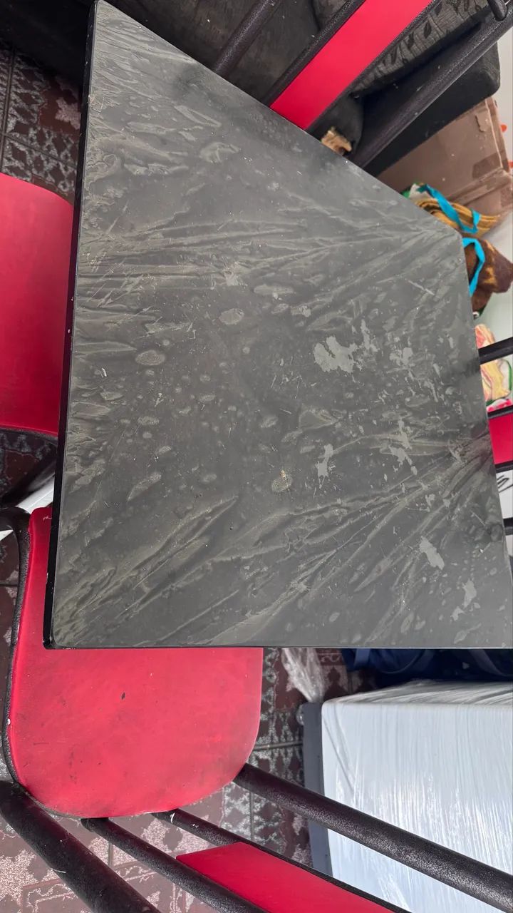 Mesa tampo de granito mais 4 cadeiras - Foto 4