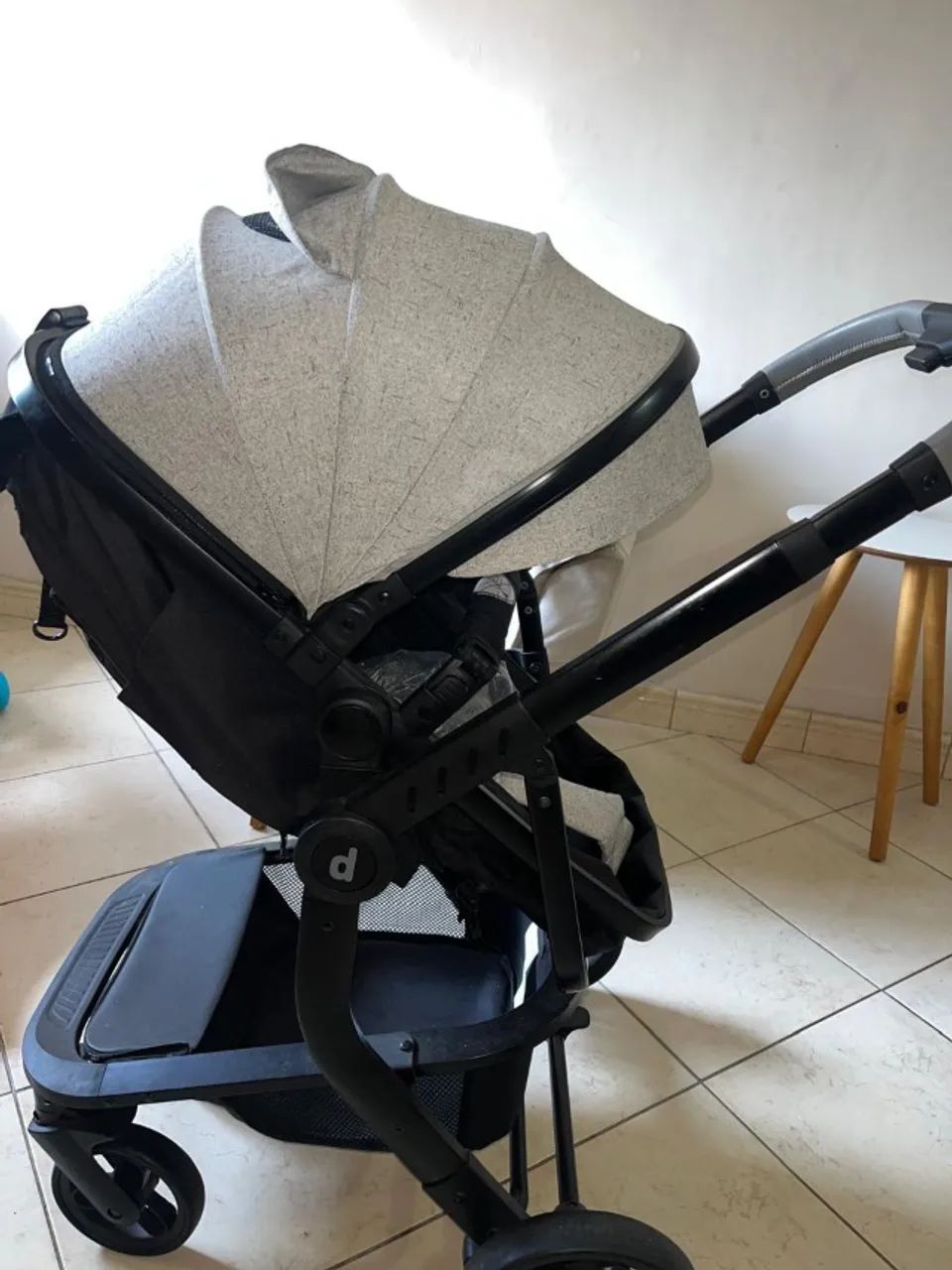 Carrinho De Bebê Kronus Silver Dzieco - Foto 6