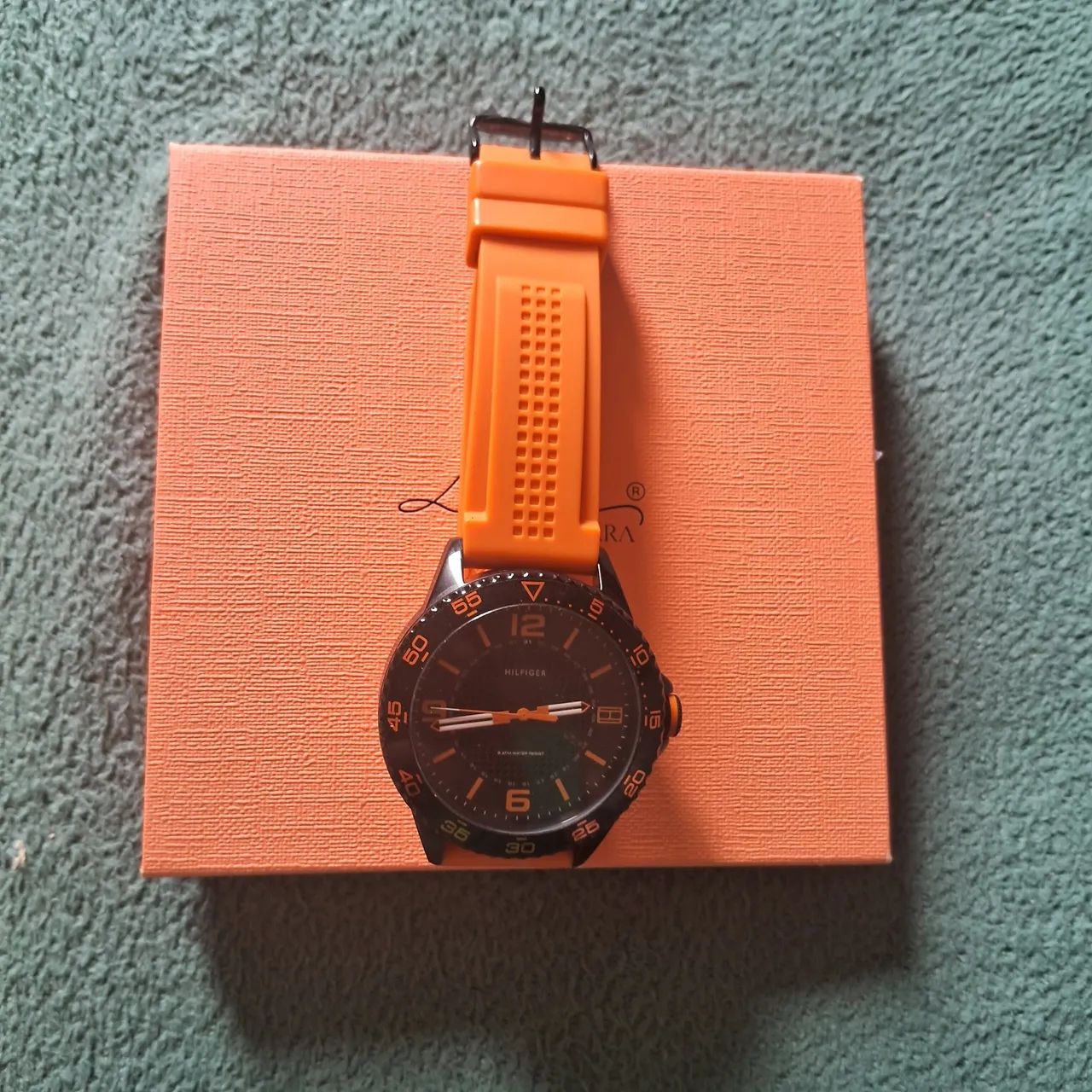 Relógio Tommy Hilfiger Pulseira Laranja  - Foto 5