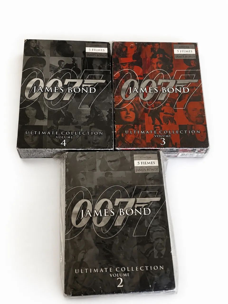 BOX 007 James Bond com 5 Filmes Originais - R$ 120 cada box. 