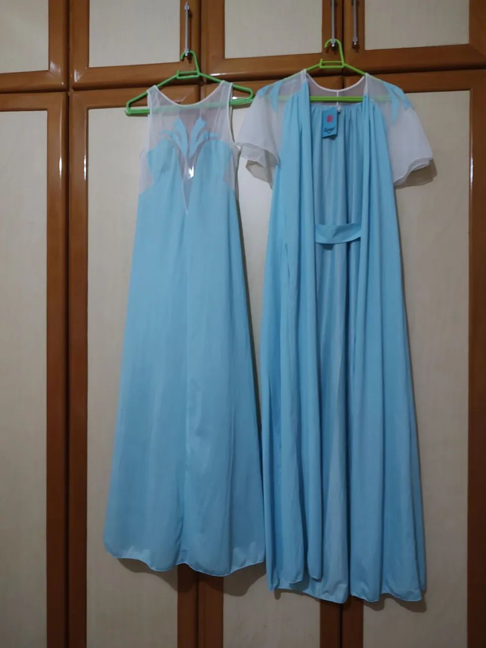 Conjunto camisola e penhoar longos  - Foto 3