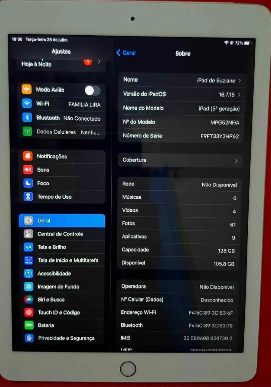 Vendo ipad 5 128gb ou troco por iphone - Foto 5