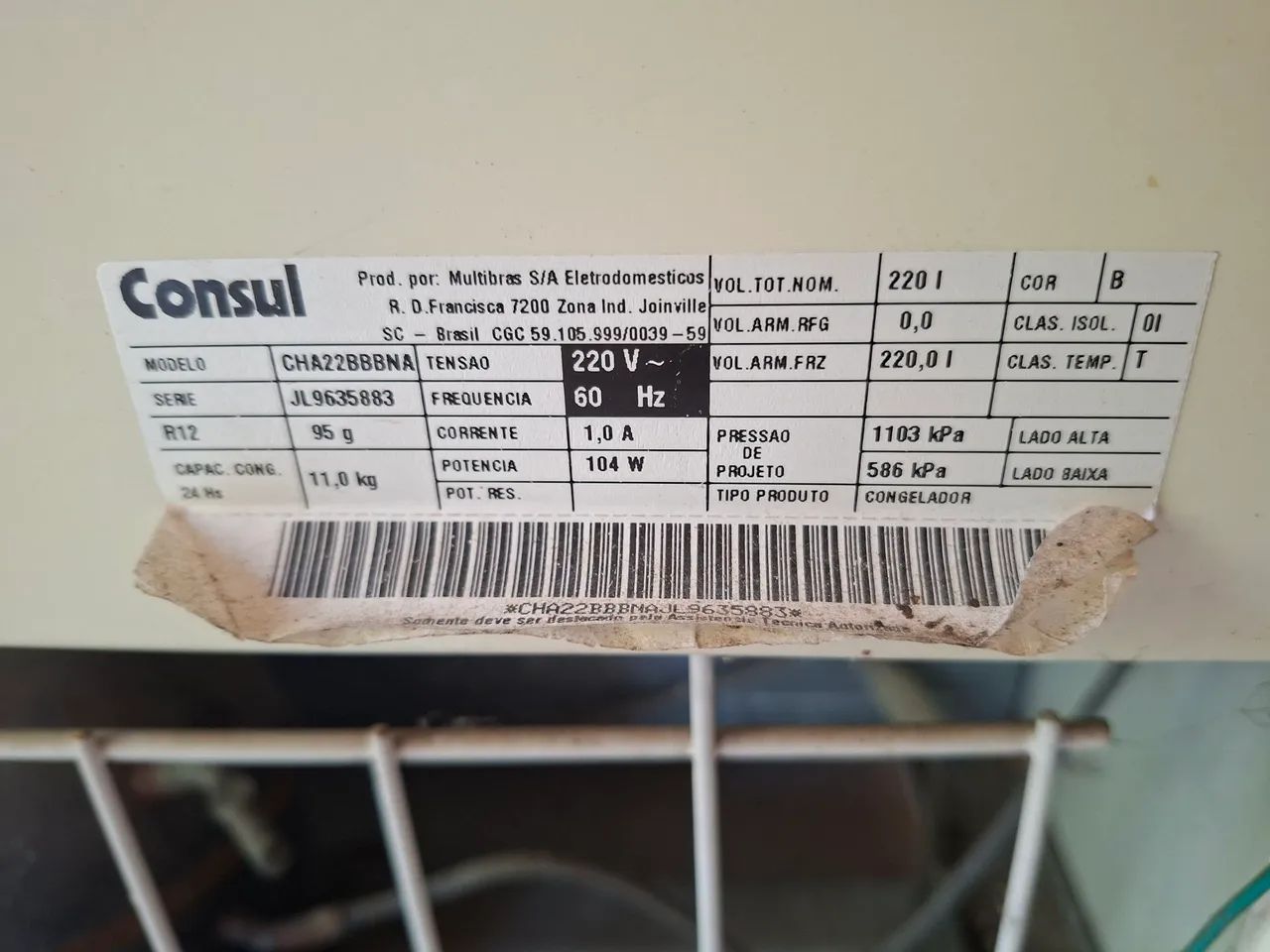 Vendo Freezer Consul 220 L - Horizontal  - Foto 5