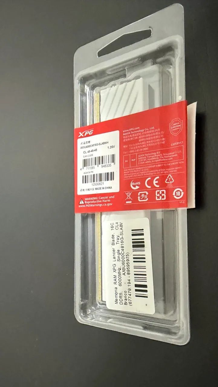 Memória Ddr5 16gb 6000mhz Xpg - Foto 2