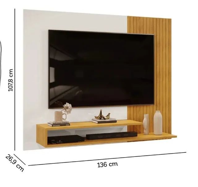 Painel Suspenso P/TVs Até 50 Polegadas 1.36M. Produtos Novos Direto de Fábrica. - Foto 4