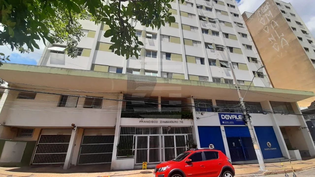Kitnet para alugar no Botafogo, quarto sala com divisória e 01 vaga de garagem