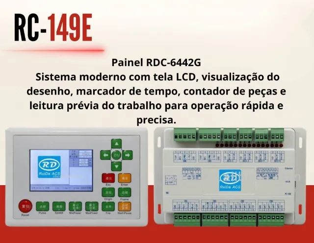 Máquina de corte a laser 140x90 100w nova, pronta pra trabalhar! - Foto 5