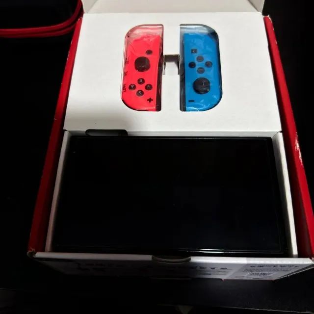 Switch OLED Desbloqueado + MicroSD 128GB + Bag - Foto 2
