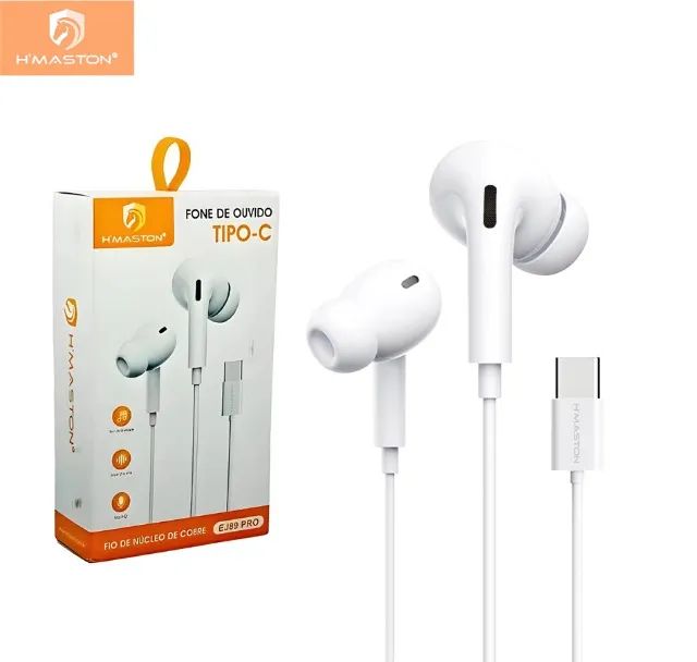 Fone Celular Usb C Intra Auricular H'maston - Foto 2