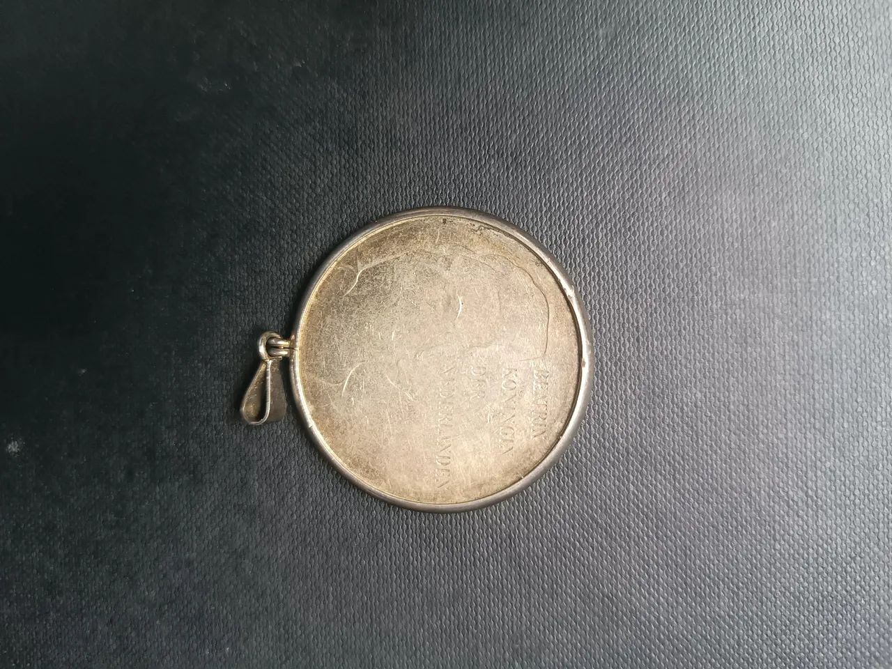 Moeda de prata antiga holandesa 50 gulden  - Foto 2