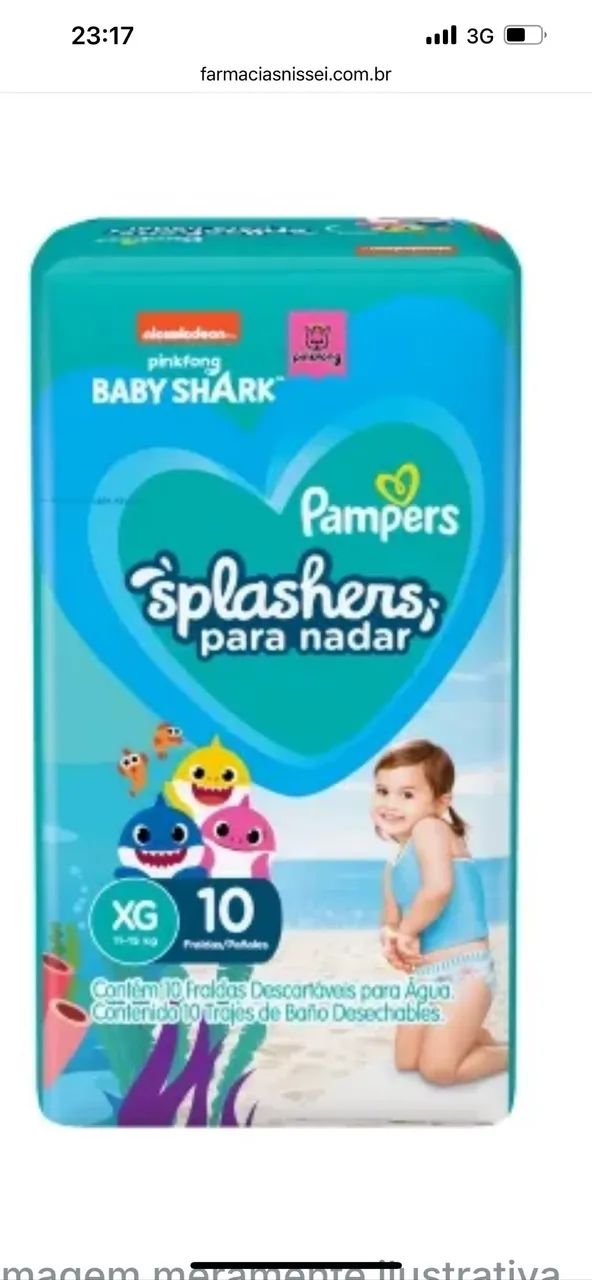Fralda para nadar - Foto 2