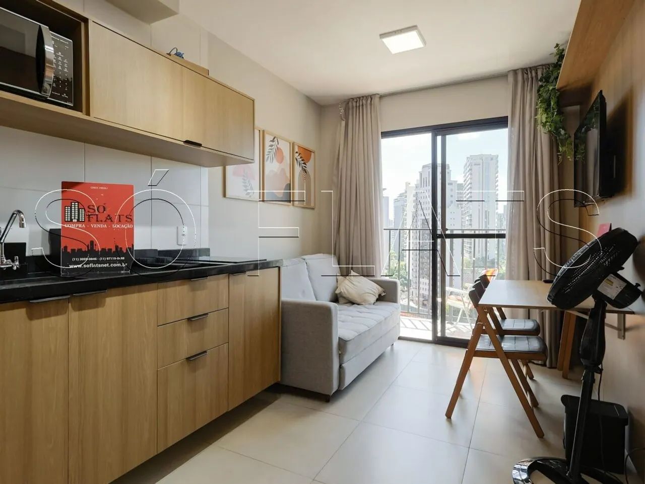 Studio Vibe Pinheiros, flat disponível para locação com 27m² e 1 dormitório. - Foto 2