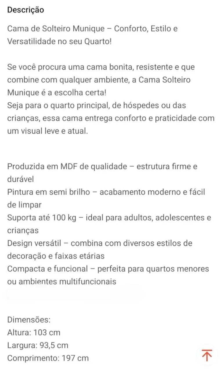 Cama solteiro - valor individual - não acompanha colchão  - Foto 3