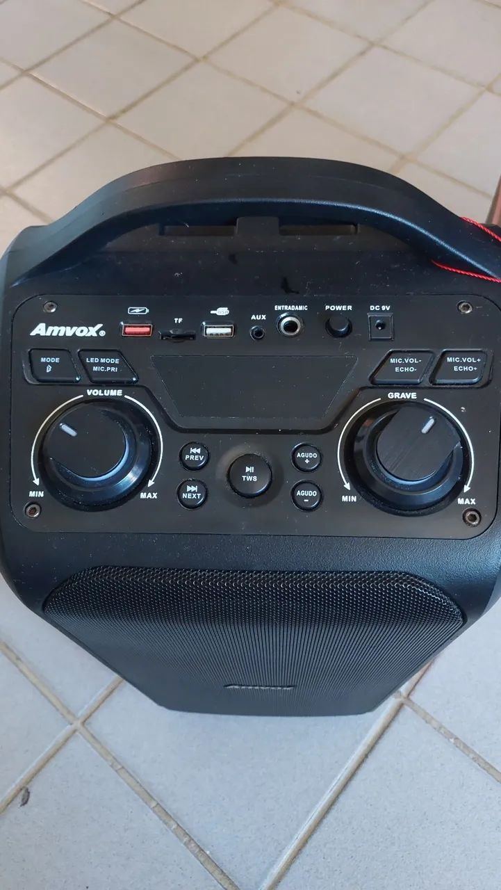 Caixa de som bluetooth e entrada auxiliar  - Foto 3