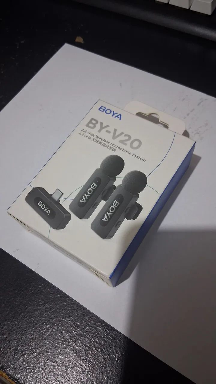 Microfone Lapela BOYA 