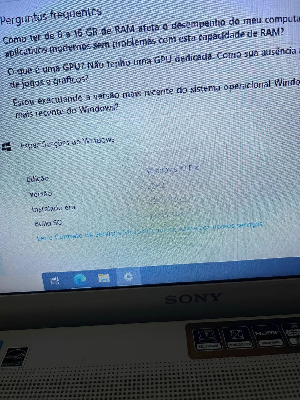 Notebook Sony VAIO - 8GB RAM + SSD 222GB - Notebooks - Jardim