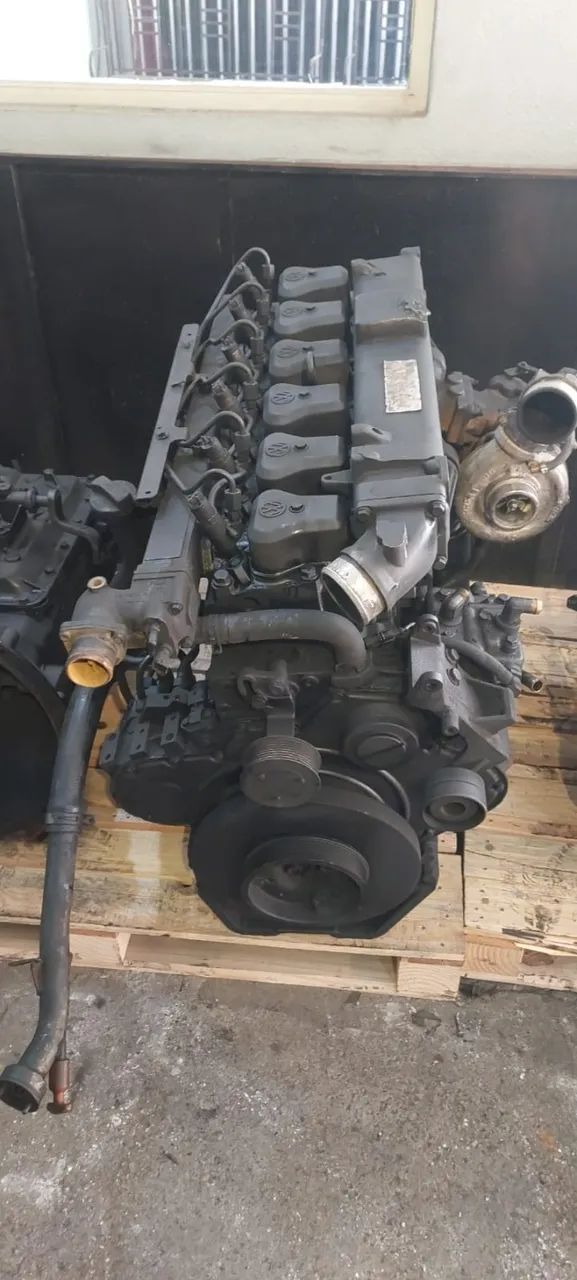 MOTOR VW MWM X12 6 CILINDROS COM CAIXA EATON 