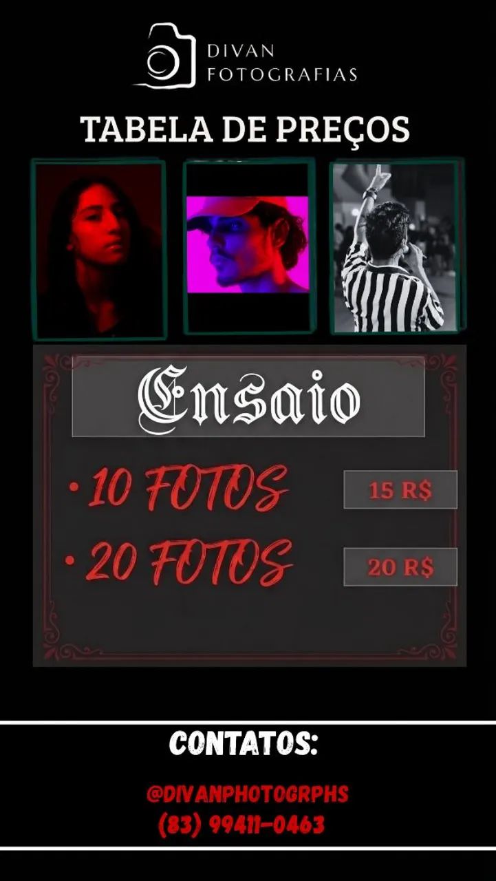 Fotografia Para Redes Sociais e eventos 