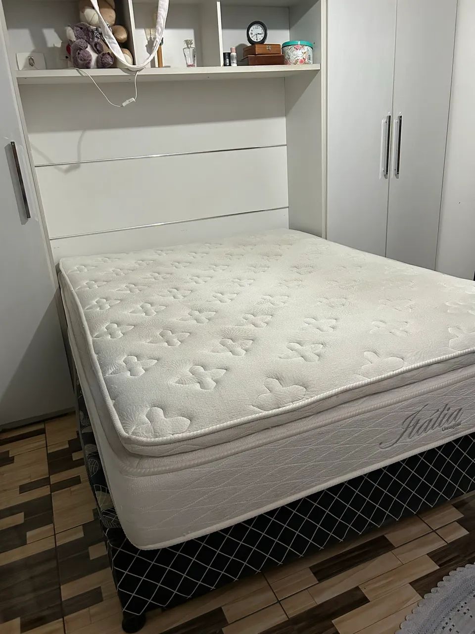 Cama box com colchão novo  - Foto 2