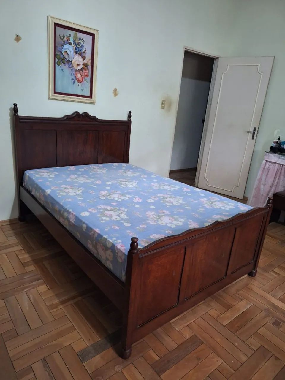 Cama de casal Jacarandá Anos 40 (Relíquia) - Foto 3