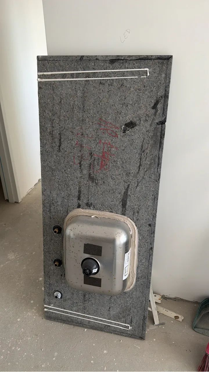 Pia, porta e bancada