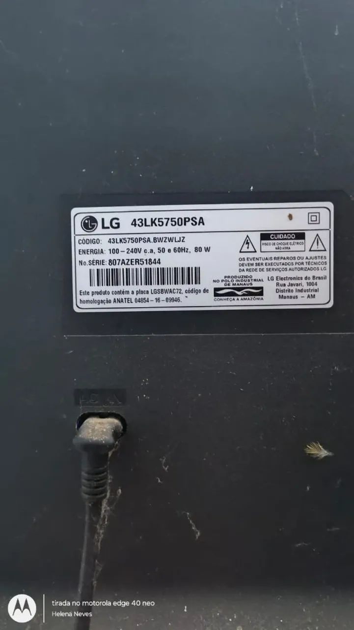 Vendo smartv com defeito  - Foto 2