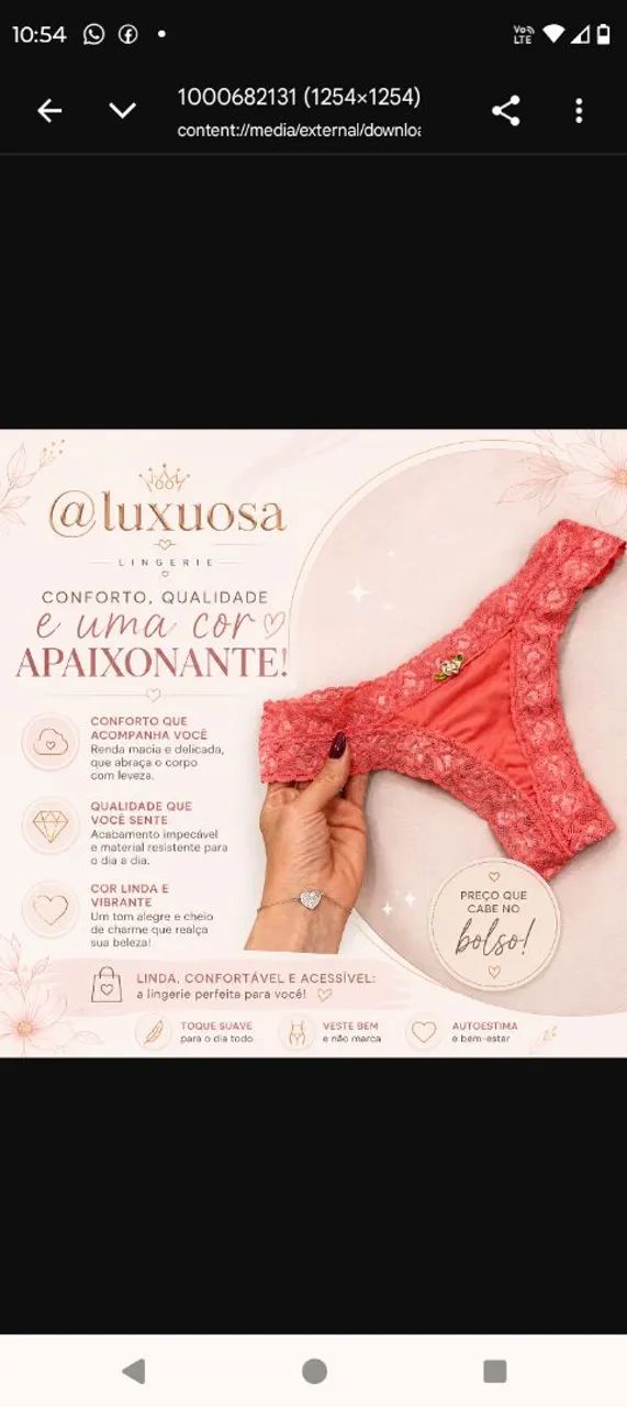 Calcinhas luxuosas  - Foto 2
