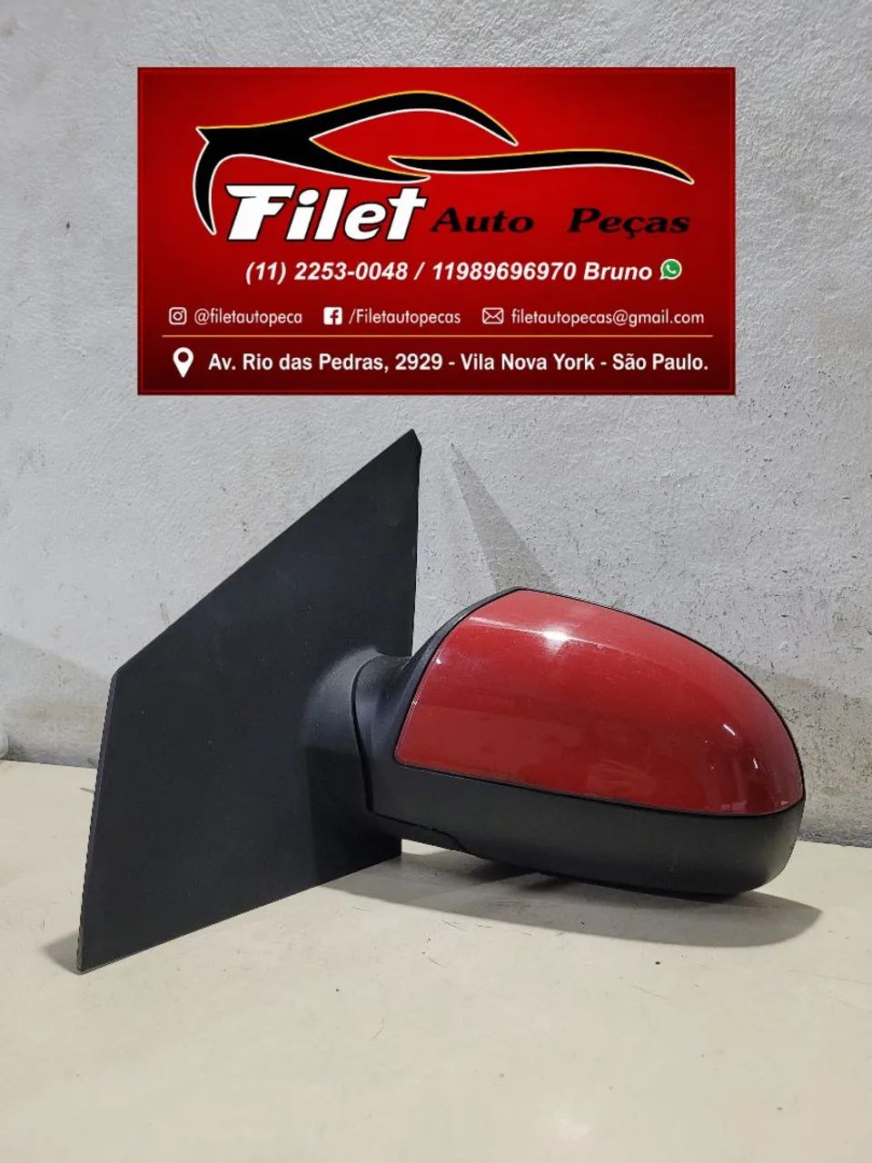 Retrovisor Original Fiesta 1996 a 2003