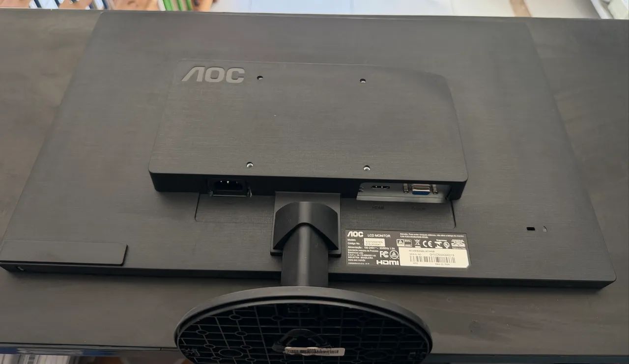 Monitor AOC 21,5 POLEGADAS FULL HD  HDMI  LED ANTIREFLEXIVO  - Foto 2