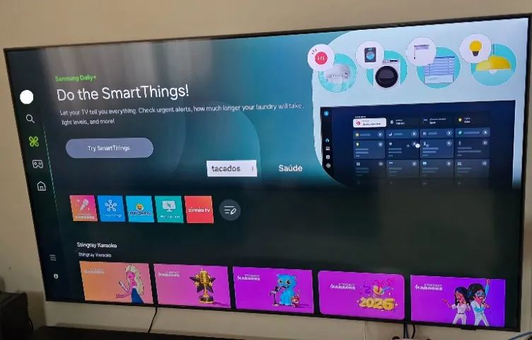 Smart TV Samsung Crystal 75 polegadas USADA - Foto 3