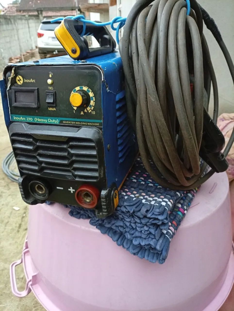 Máquina de solda profissional inovac 270 - Foto 3
