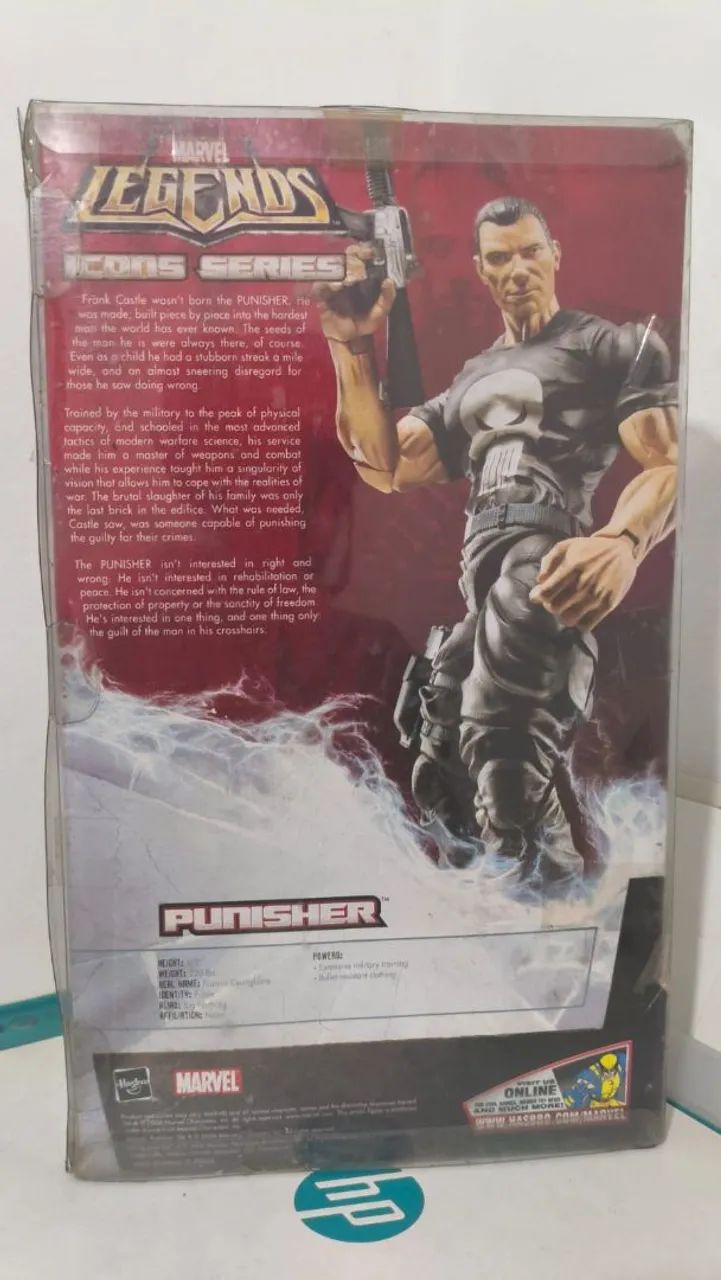 Action figure Justiceiro Icons Marvel legends 1/6.  - Foto 4