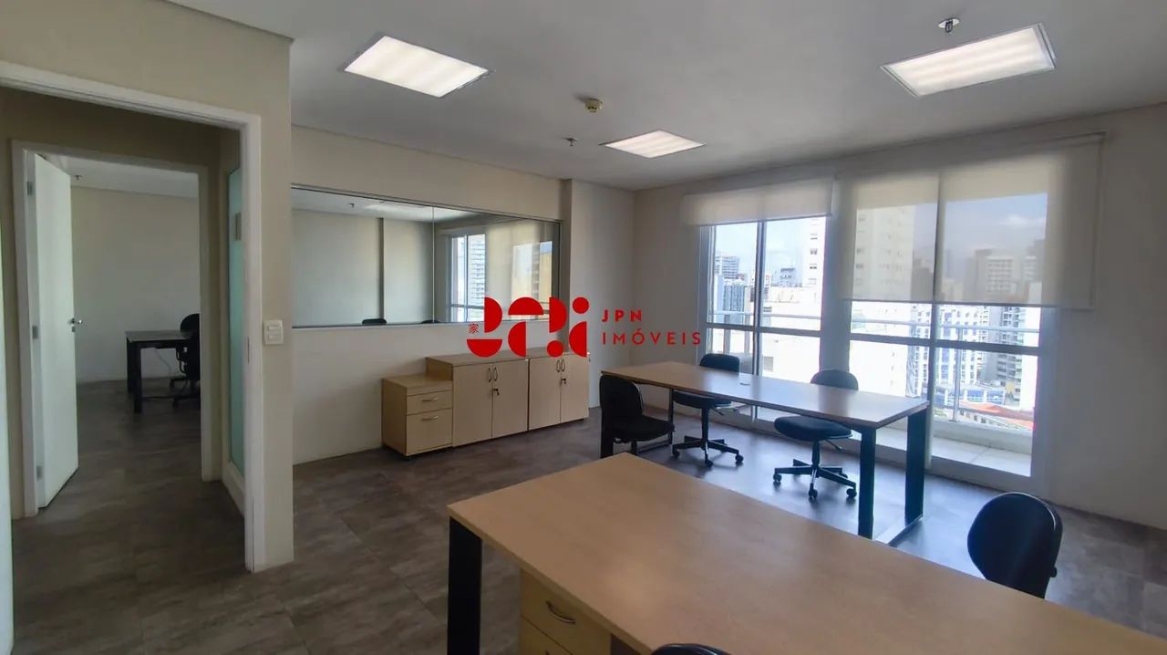 Sala comercial em Pinheiros - 100m², 02 banheiros, 04 vagas, mobiliada. - Foto 2