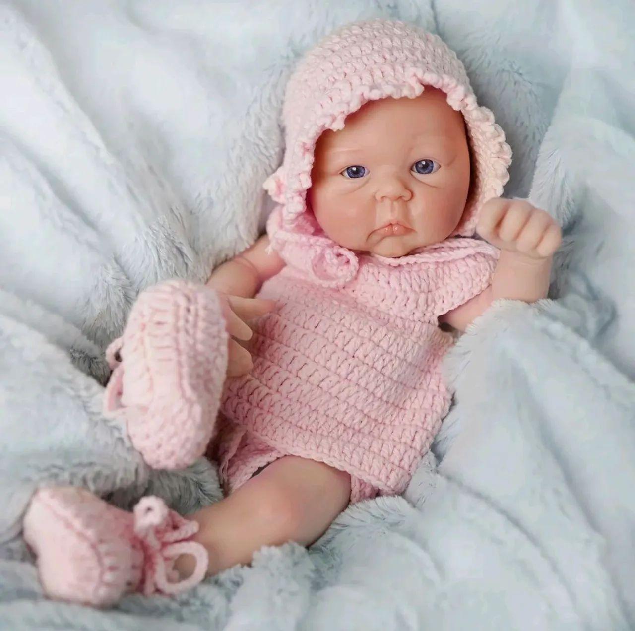 Boneca Bebê Silicone Sólido