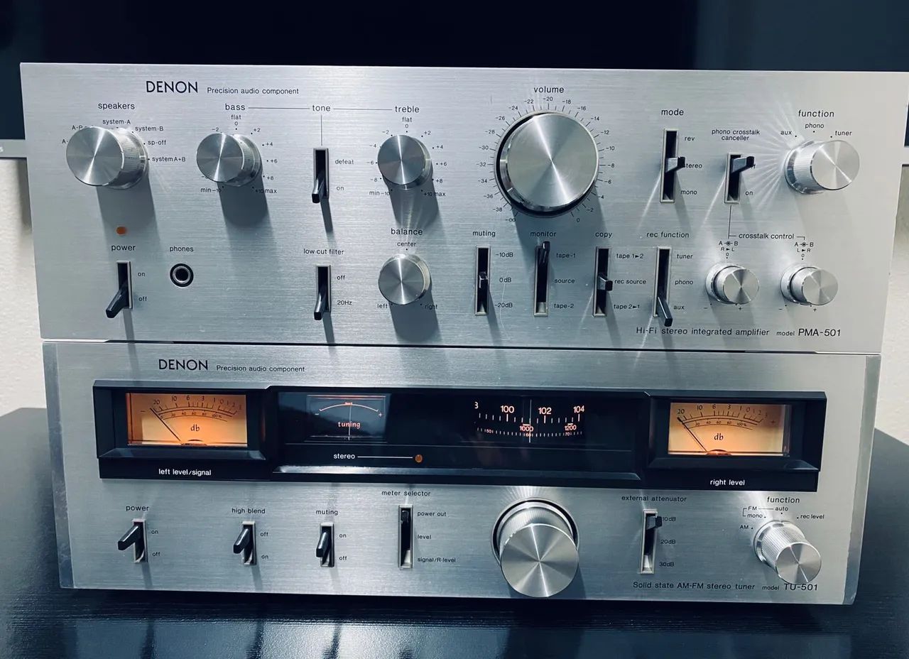 Amplificador e Sintonizador DENON