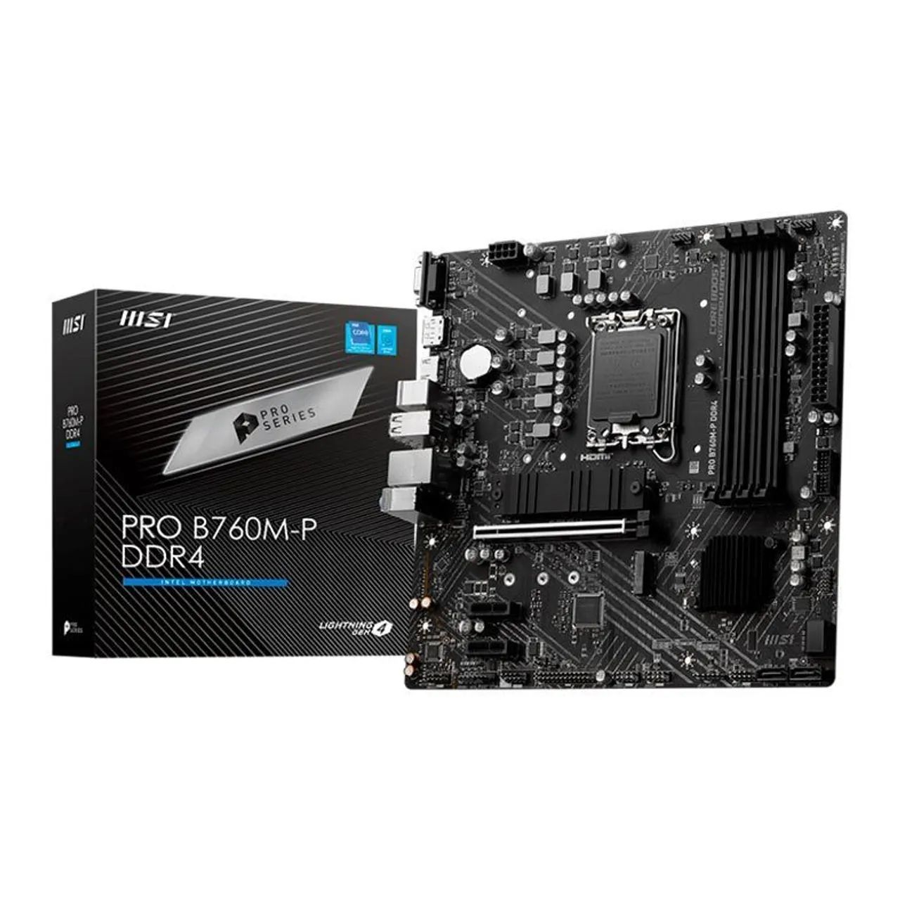 Placa mãe Msi Pro B760m-p Ddr4 