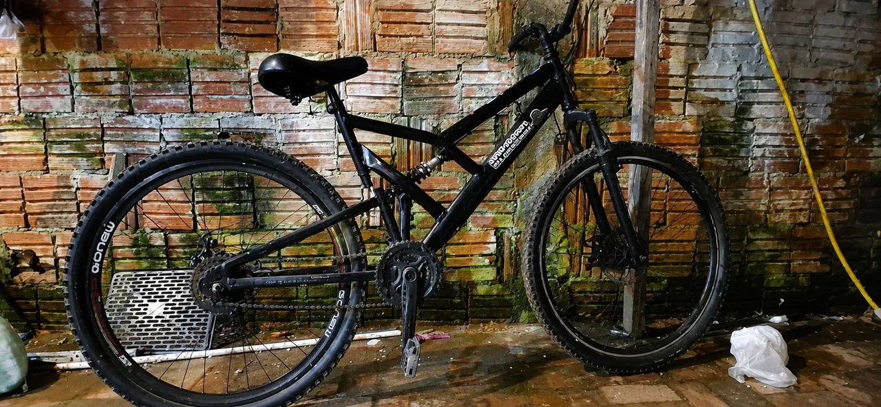 bicicleta de montanha (Mountain Bike) com dupla suspensã - Foto 2
