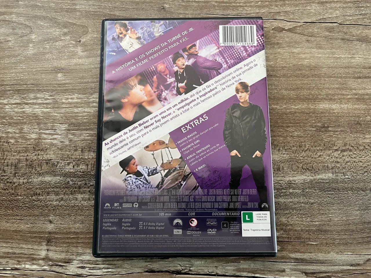 DVD Justin Bieber - Never Say Never | ORIGINAL - Foto 3