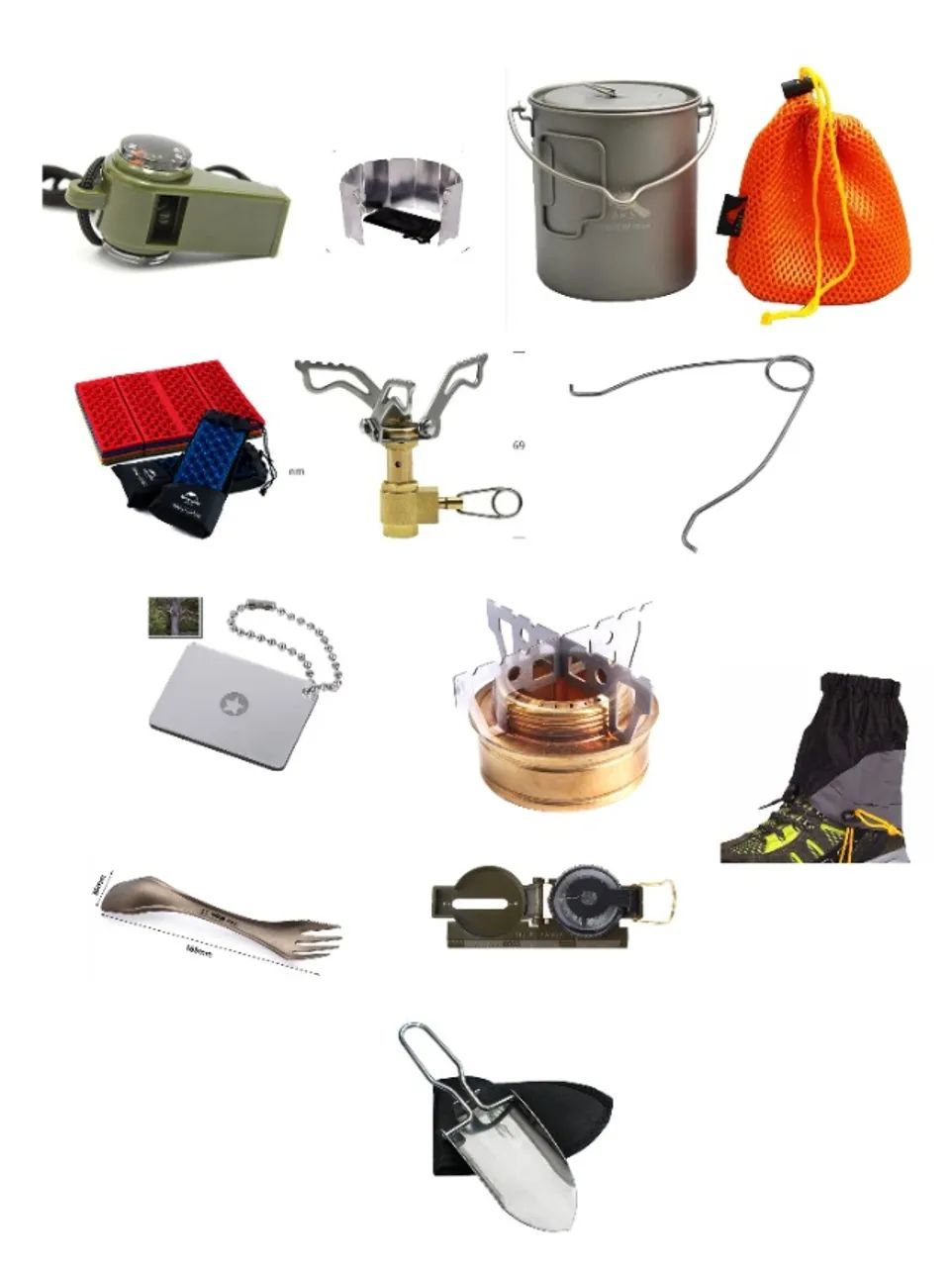 Kit Acampamento Camping Trilha