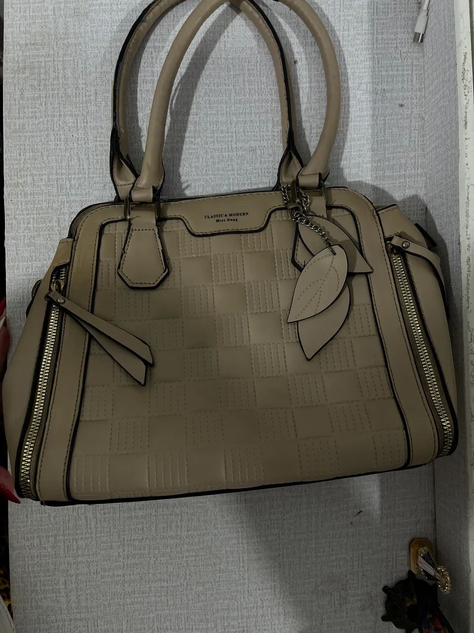 Bolsa bege 