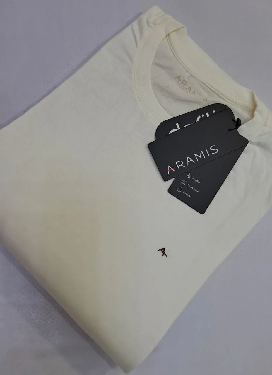 Camiseta Aramis Off White  - Foto 4