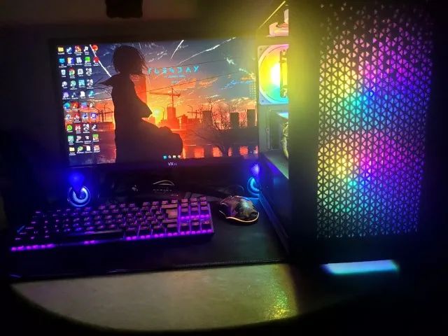 PC GAMER COMPLETO ? Ryzen 7 + RX 580 8GB | MONITOR 24? 75Hz | RGB - Foto 2