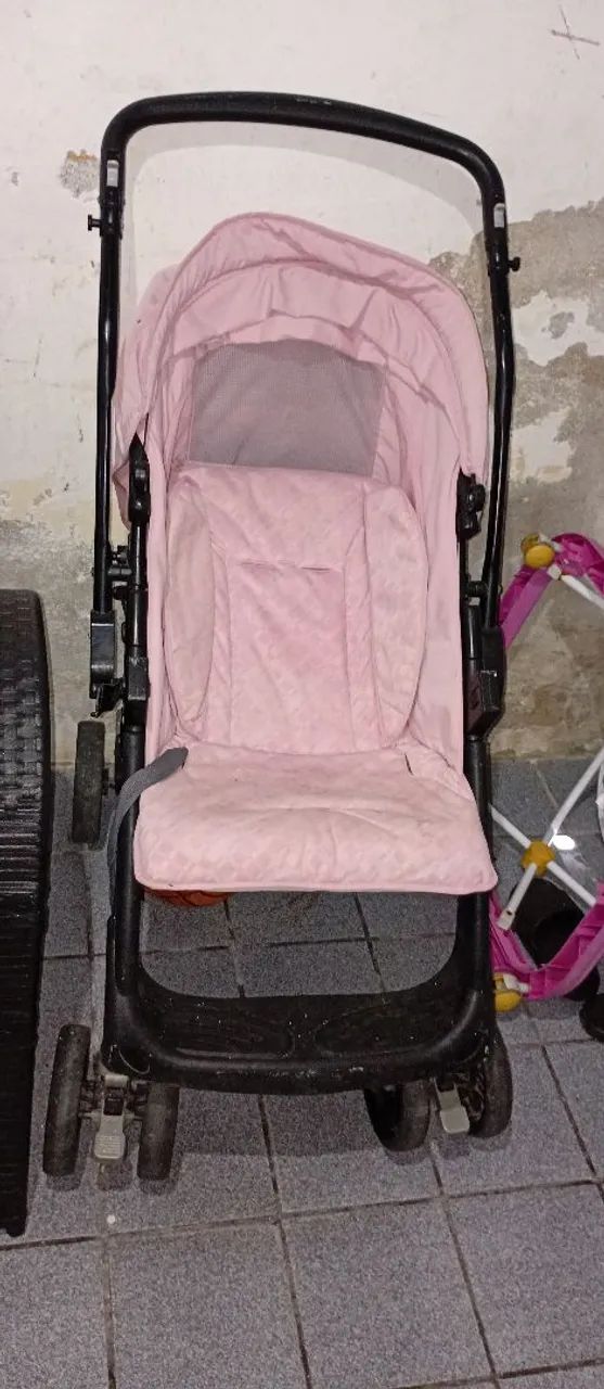 Carrinho Burigotto Rosa - Foto 3