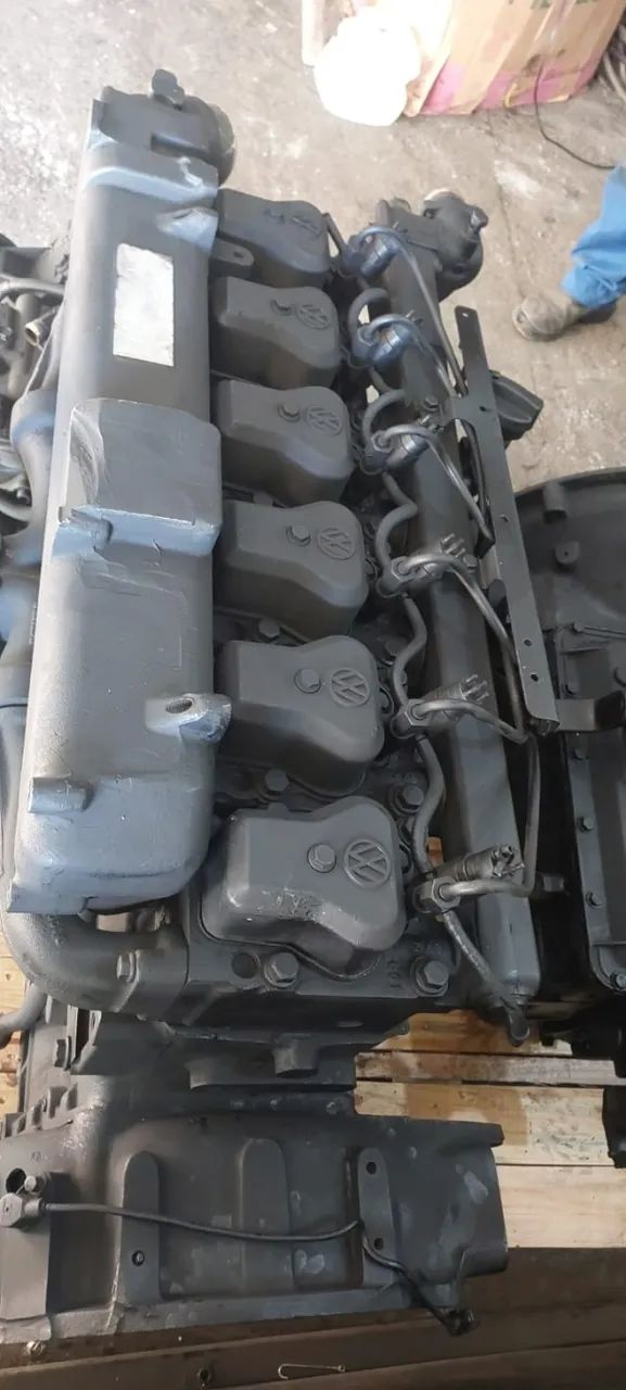 MOTOR VW MWM X12 6 CILINDROS COM CAIXA EATON  - Foto 2